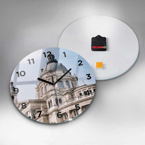 Round glass clock 'St. Stephen''s Basilica'