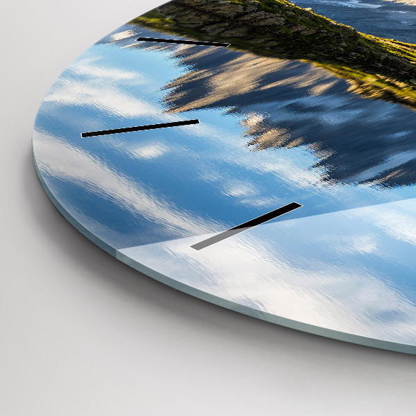 Round glass clock Chamonix Valley, Alps