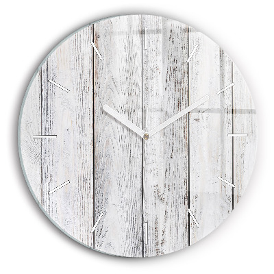 Round glass clock Painted boards