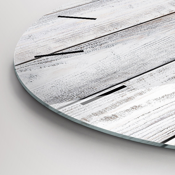 Round glass clock Painted boards