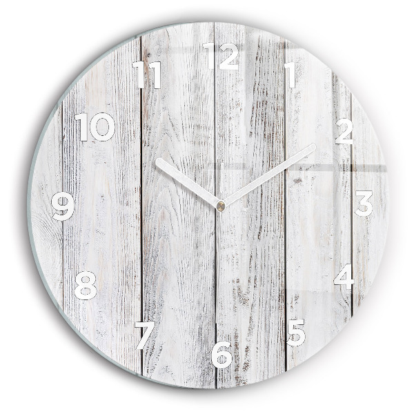 Round glass clock Painted boards