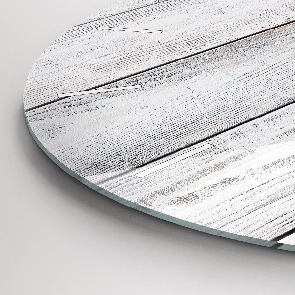 Round glass clock Painted boards