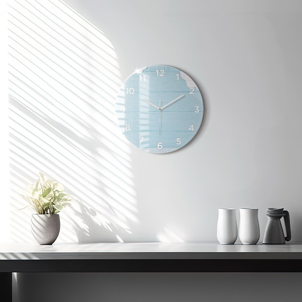 Round glass clock 'Children''s board'