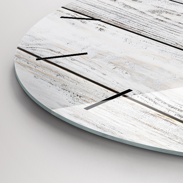 Round glass clock Painted boards