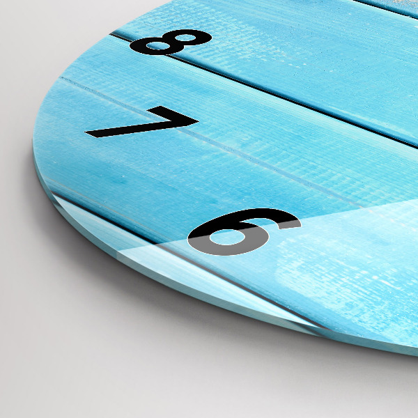 Round glass clock Beach accessories and boards