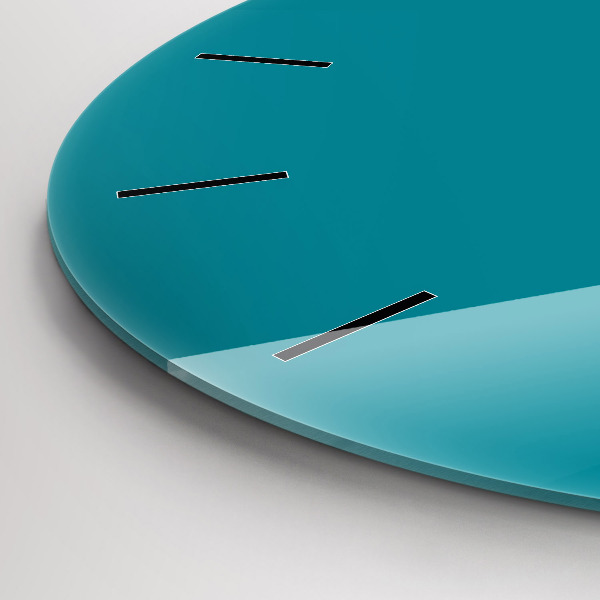 Round glass clock Maritime