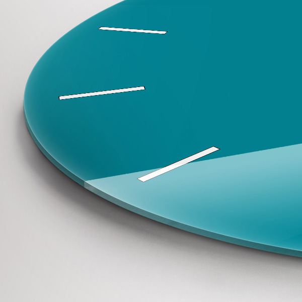 Round glass clock Maritime