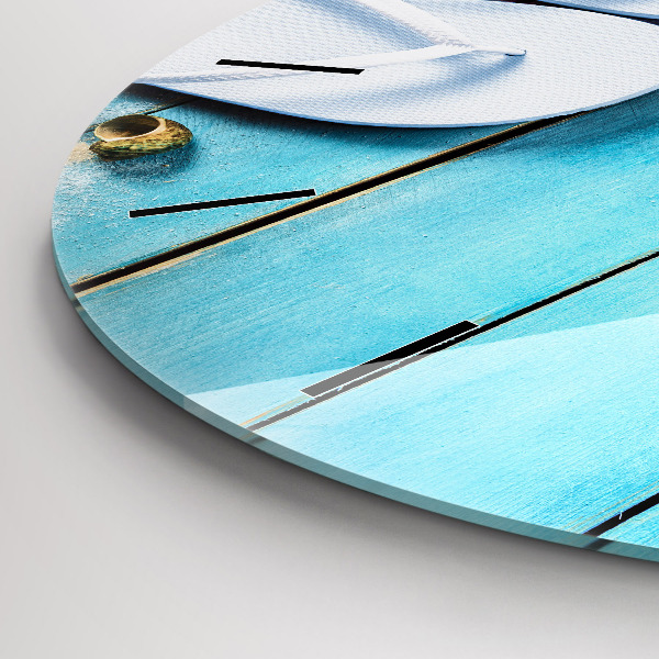 Round glass clock Holiday accessories