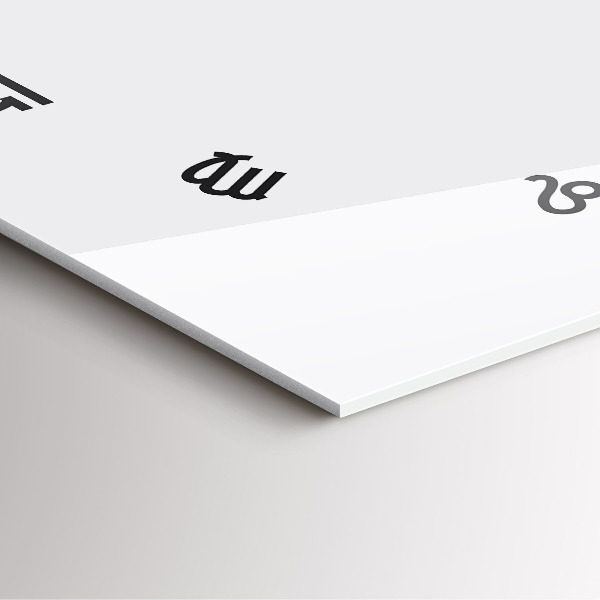 Square glass clock Minimalist zodiacs